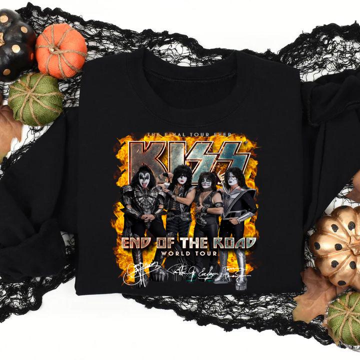 The Final Tour Ever Kiss End Of The Road World Tour Signature t-shirt sweatshirt