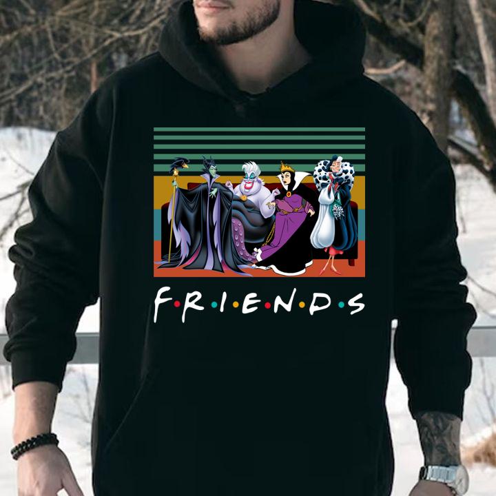 Disney Villains Characters Friends Vintage t-shirt hoodie