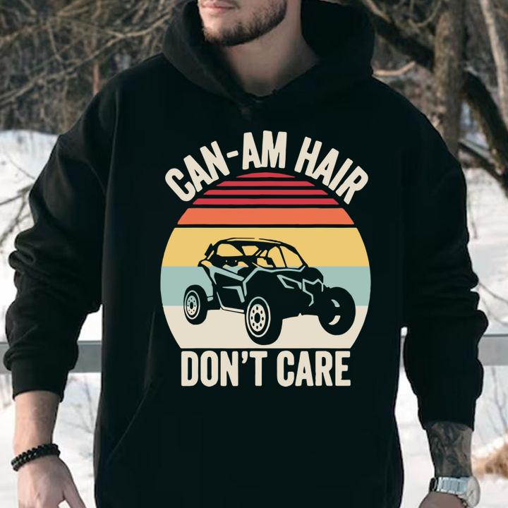 Vintage Retro Can Am Hair Dont Care Shirt Off Road t-shirt hoodie