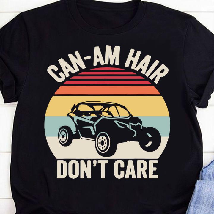 Vintage Retro Can Am Hair Dont Care Shirt Off Road t-shirt shirt