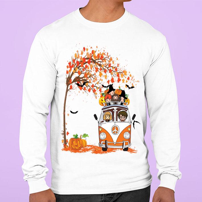 Harry Potter Chibi Character Halloween Hippie Car Autumn t-shirt sweatshirt