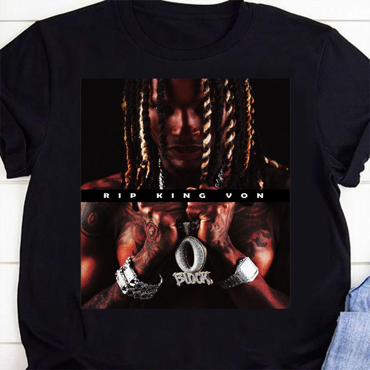 RIP King Von Rest in Peace O'block t-shirt shirt