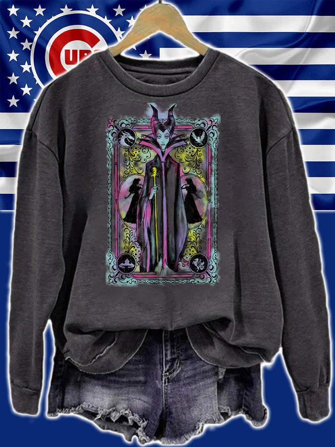 Sleepy Beauty Watercolors Card Maleficent t-shirt sweatshirt