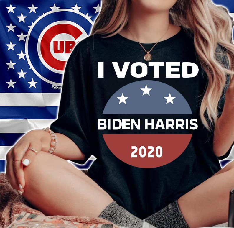 I Voted For Biden Harris 2020 t-shirt woman shirt