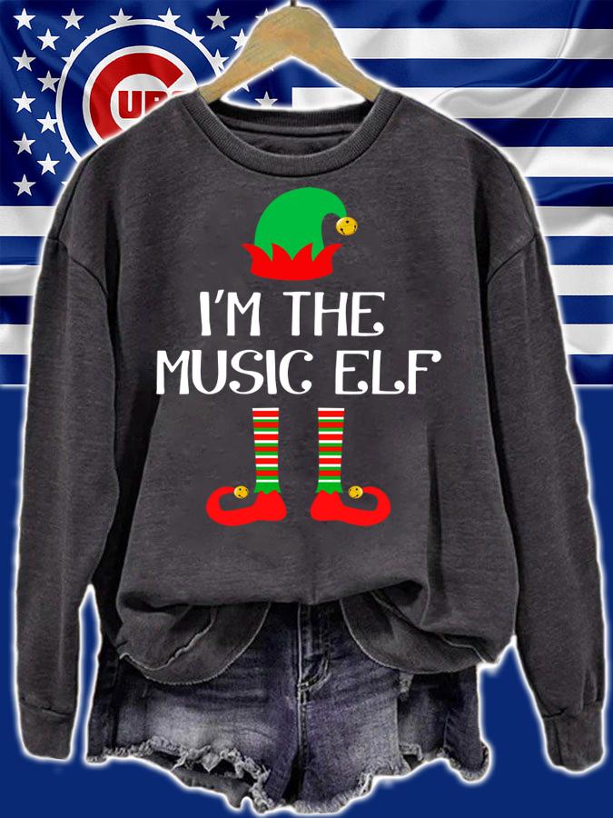 I'm The Music Elf Matching Family Group Christmas sweater t-shirt sweatshirt