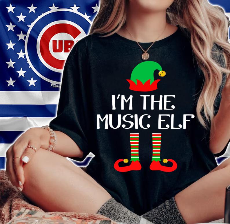 I'm The Music Elf Matching Family Group Christmas sweater t-shirt woman shirt