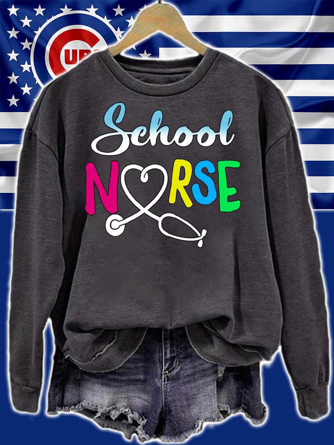 School Nurse Nursing Love t-shirt sweatshirt