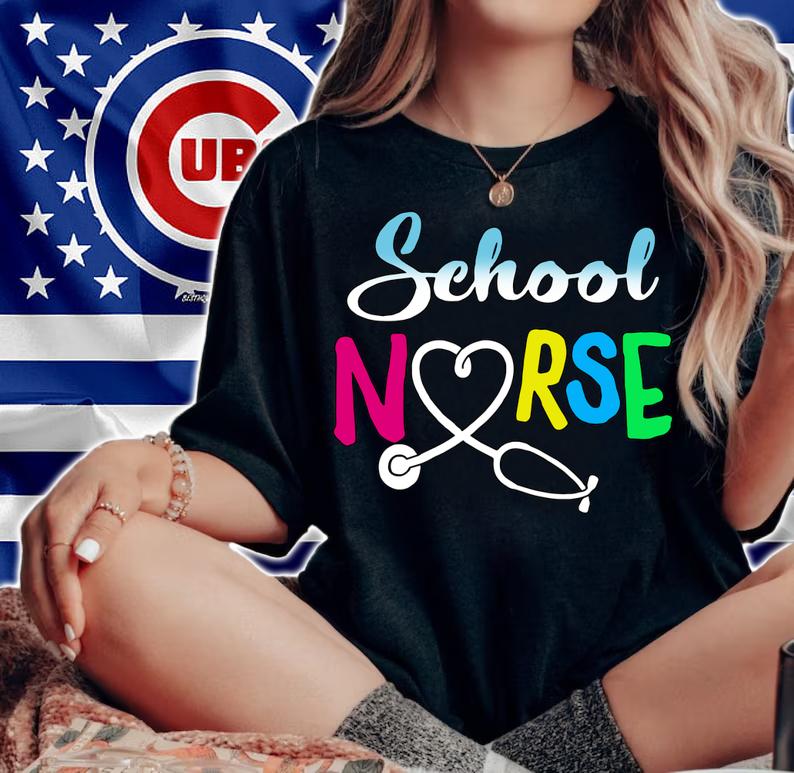School Nurse Nursing Love t-shirt woman shirt