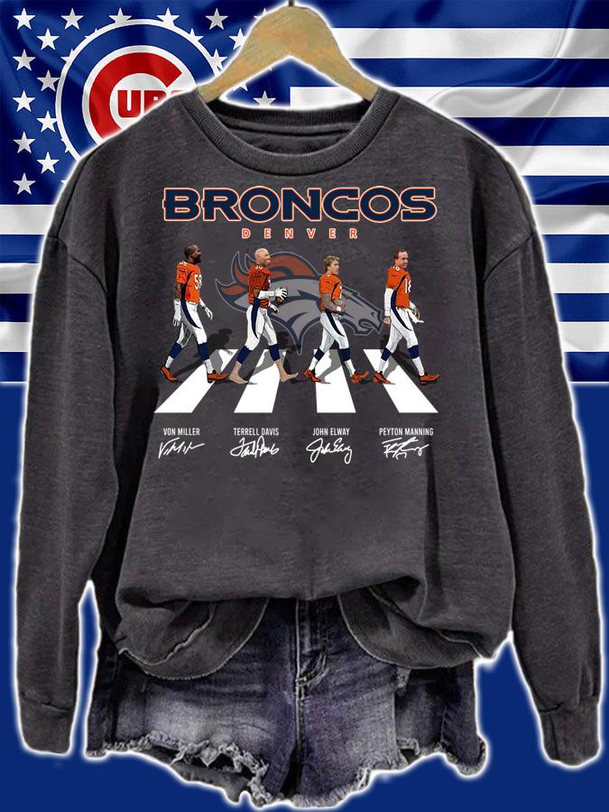 Broncos Denver Abbey Road Signatures t-shirt sweatshirt