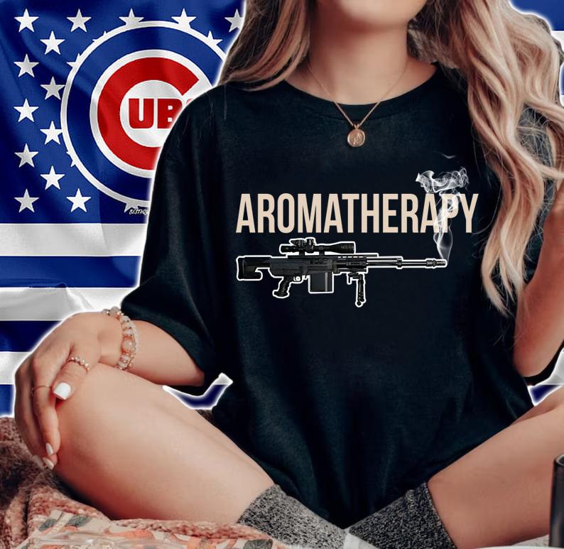 Kalashnikov Rifle Aromatherapy t-shirt woman shirt
