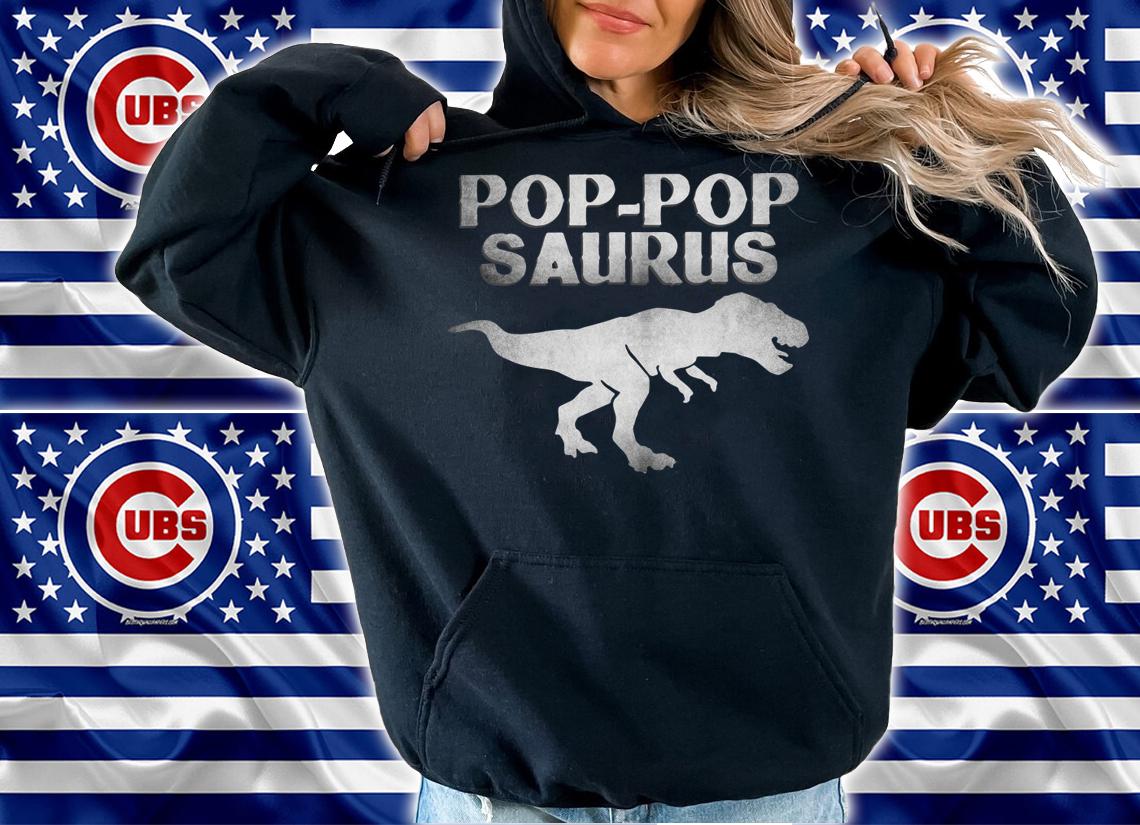PopPop Dino Grandpa T-rex Fathers Day t-shirt hoodie