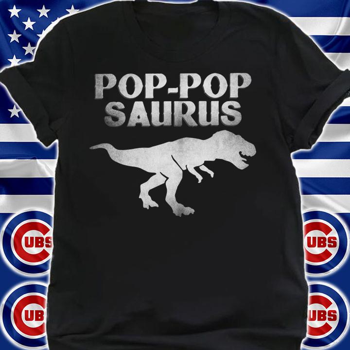 PopPop Dino Grandpa T-rex Fathers Day t-shirt shirt