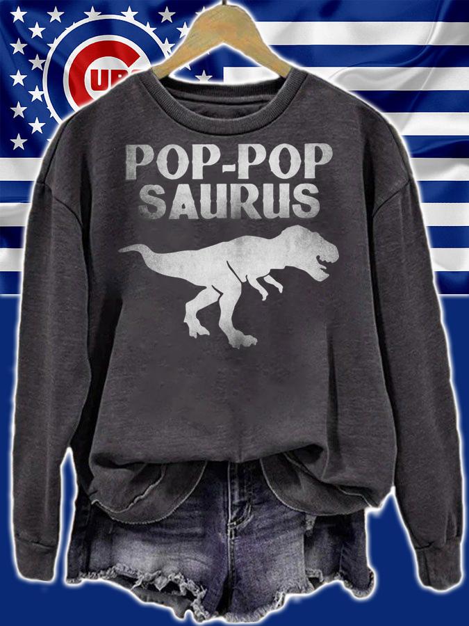 PopPop Dino Grandpa T-rex Fathers Day t-shirt sweatshirt