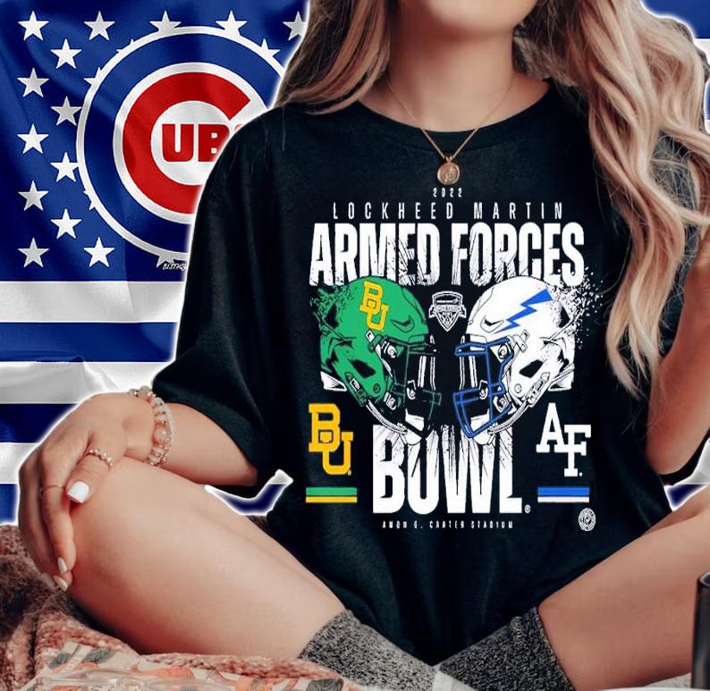 2022 Lockheed Martin Armed Forces Bowl Baylor Bears and Air Force Falcons shirt t-shirt woman shirt