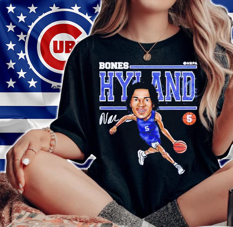 Bones Hyland Los Angeles Clippers Cartoon signature shirt t-shirt woman shirt