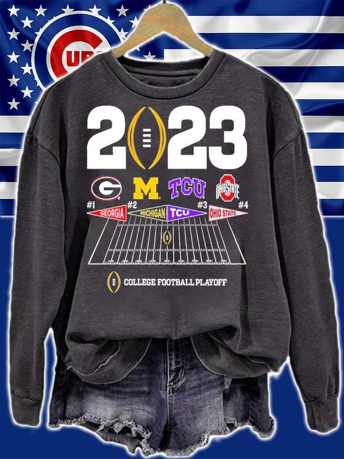 2023 College Football Playoff 4 Team Announcement shirt t-shirt sweatshirt