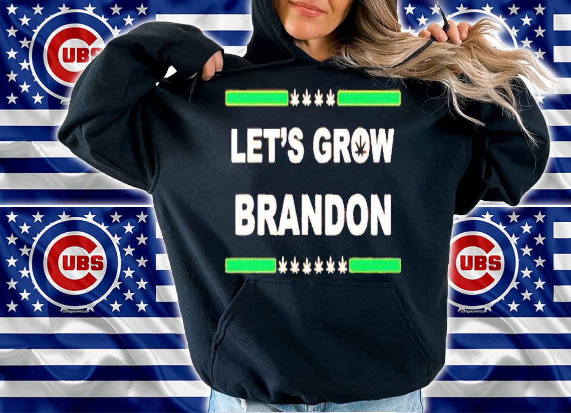 Awesome lets Grow Dark Brandon Shirt t-shirt hoodie