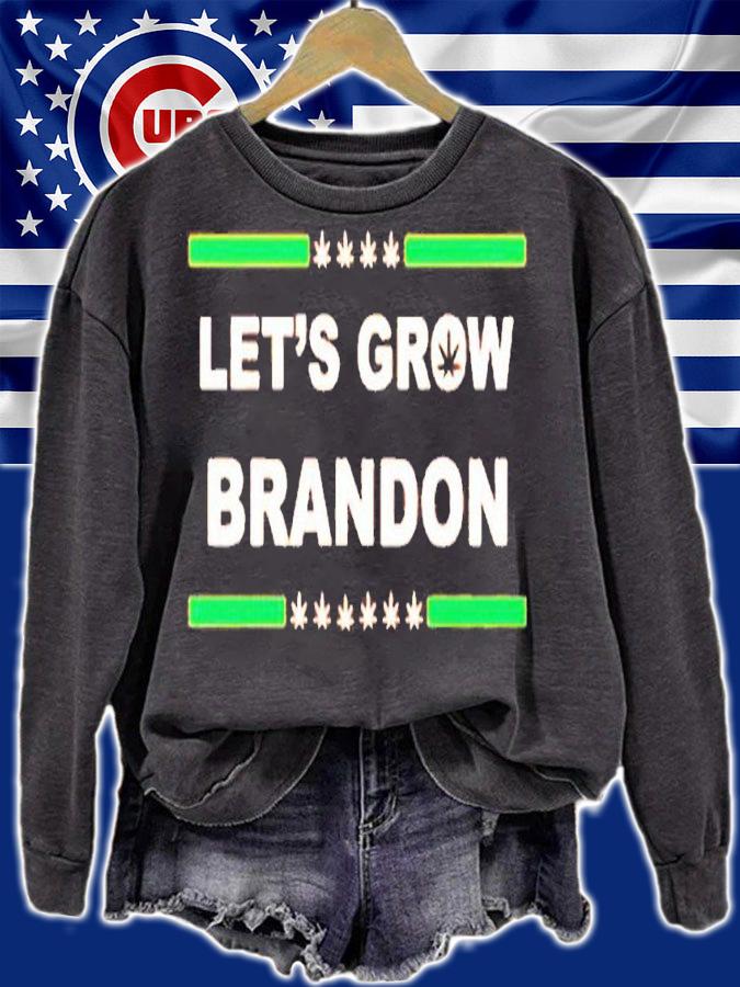 Awesome lets Grow Dark Brandon Shirt t-shirt sweatshirt