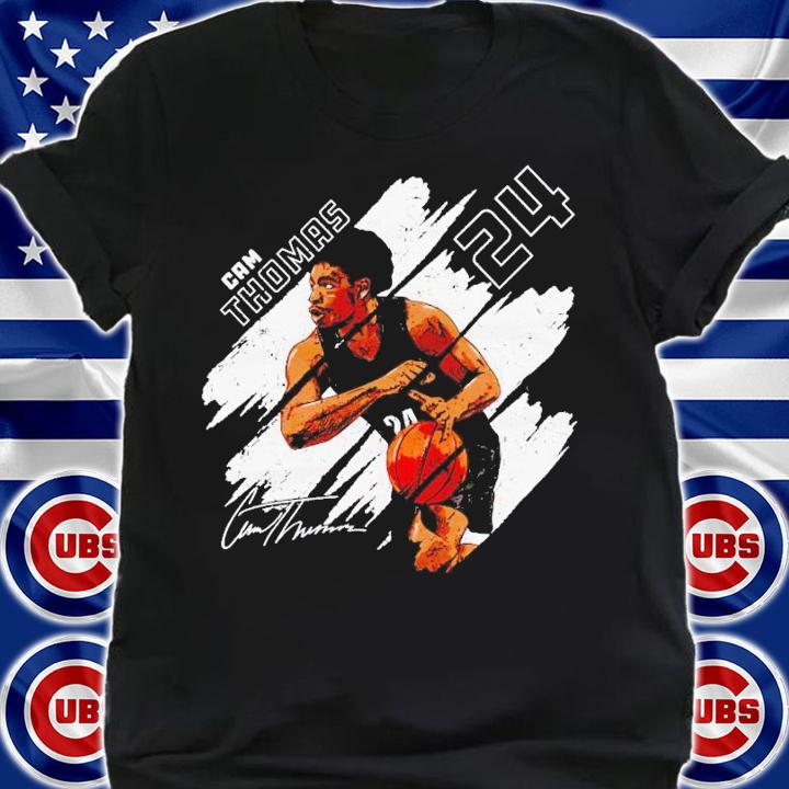Cam Thomas Brooklyn Stripes signature shirt t-shirt shirt