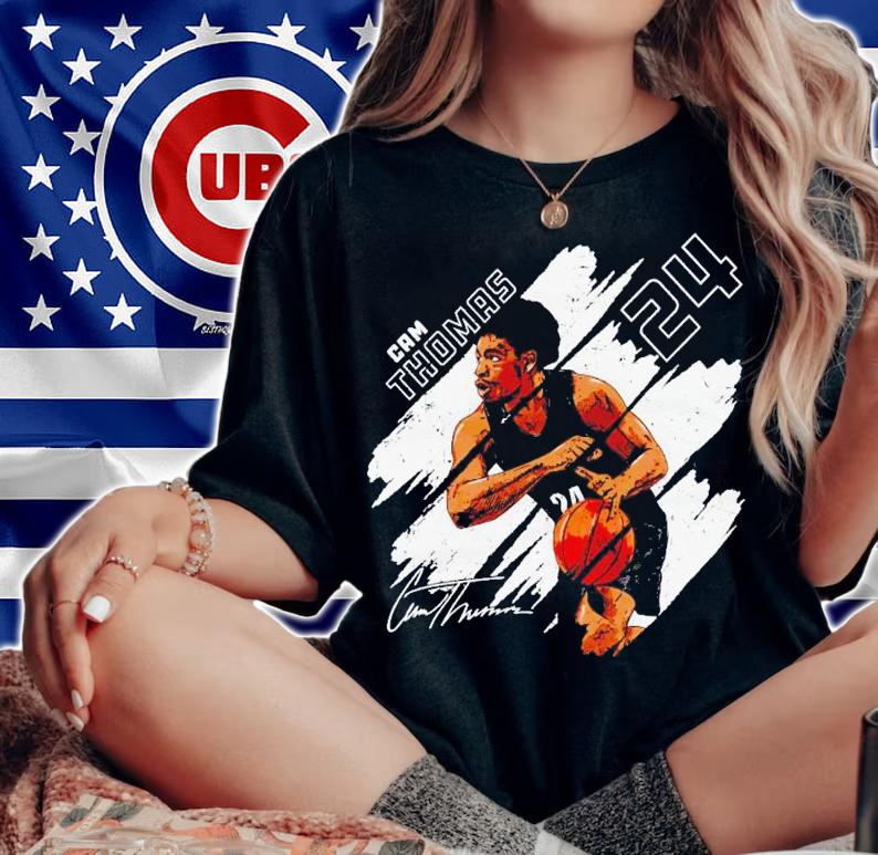 Cam Thomas Brooklyn Stripes signature shirt t-shirt woman shirt