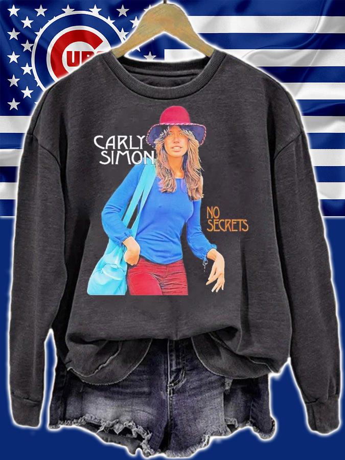 Carly Simon no secrets shirt t-shirt sweatshirt