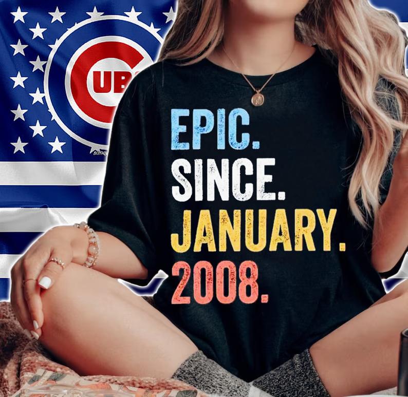 Epic since january 2008 shirt t-shirt woman shirt
