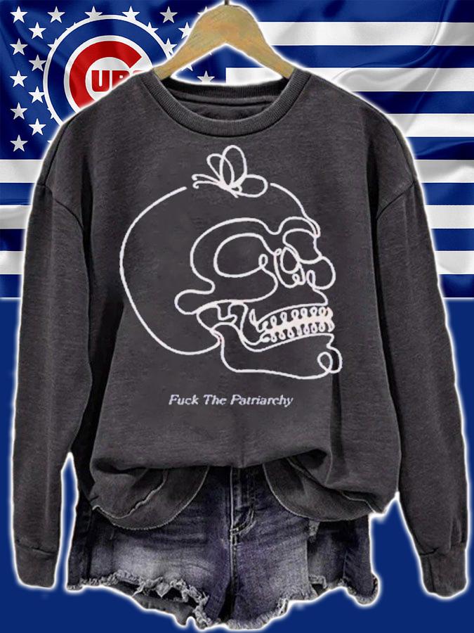 FTP Fuck The Patriarchy Skull Shirt t-shirt sweatshirt