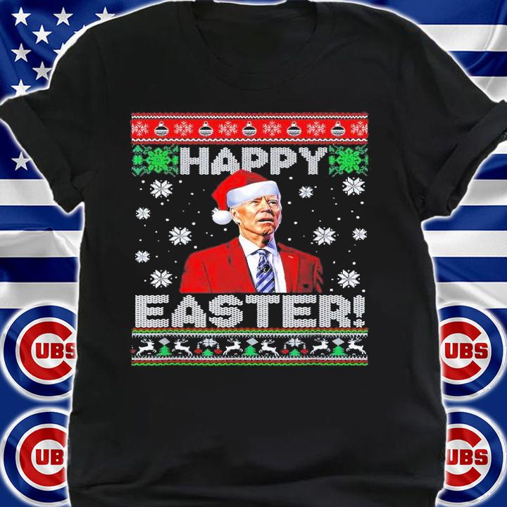 Funny Joe Biden Happy Easter Ugly Christmas T-Shirt t-shirt shirt