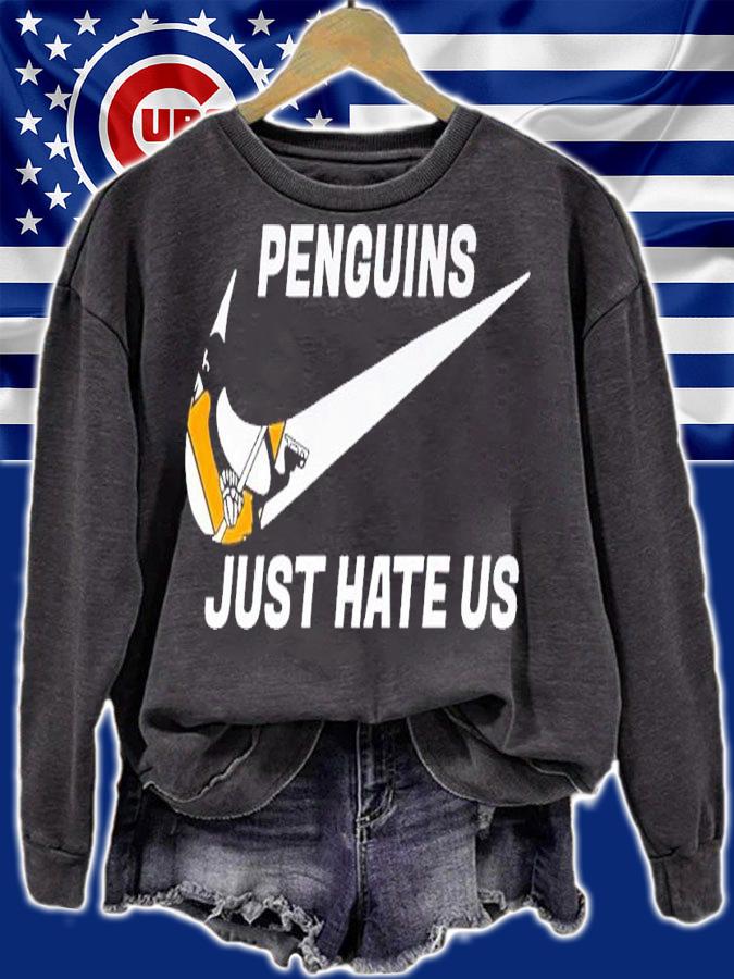 Nike Penguins just hate us shirt t-shirt sweatshirt