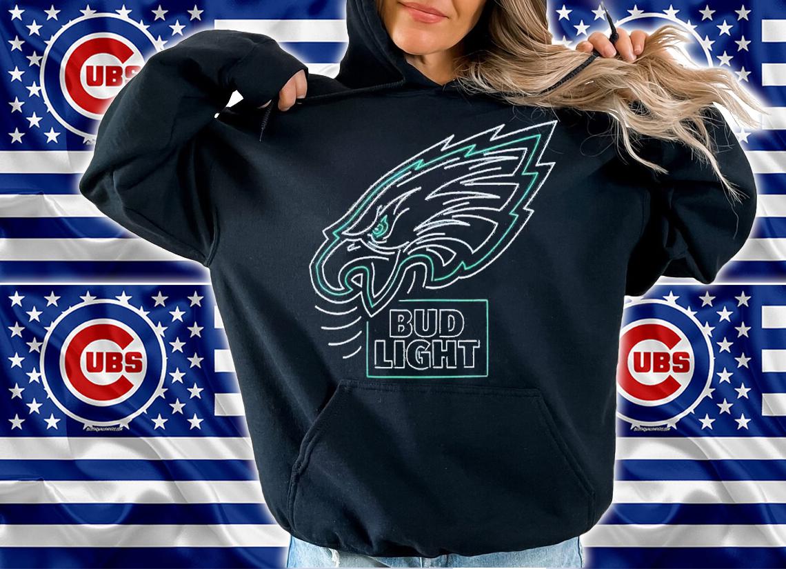 NFL X Bud Light X Eagles shirt t-shirt