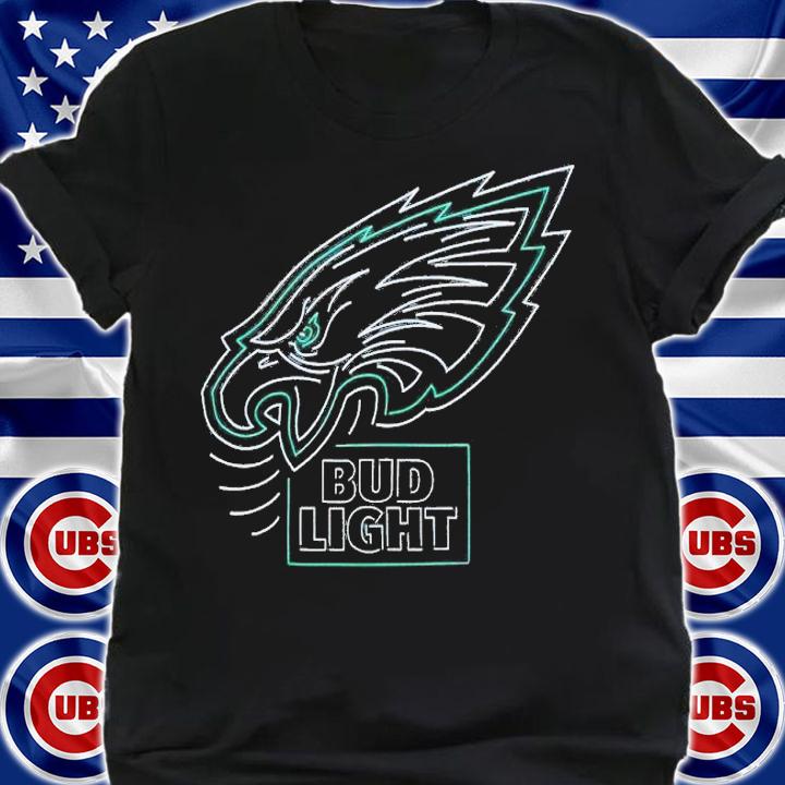 NFL X Bud Light X Eagles shirt t-shirt
