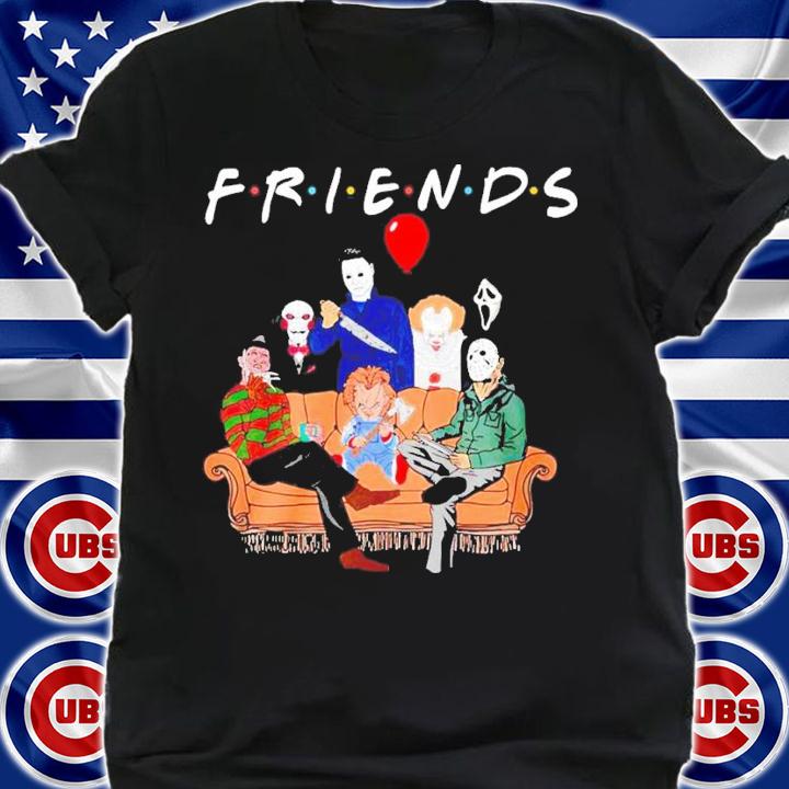Friends horror characters shirt t-shirt shirt