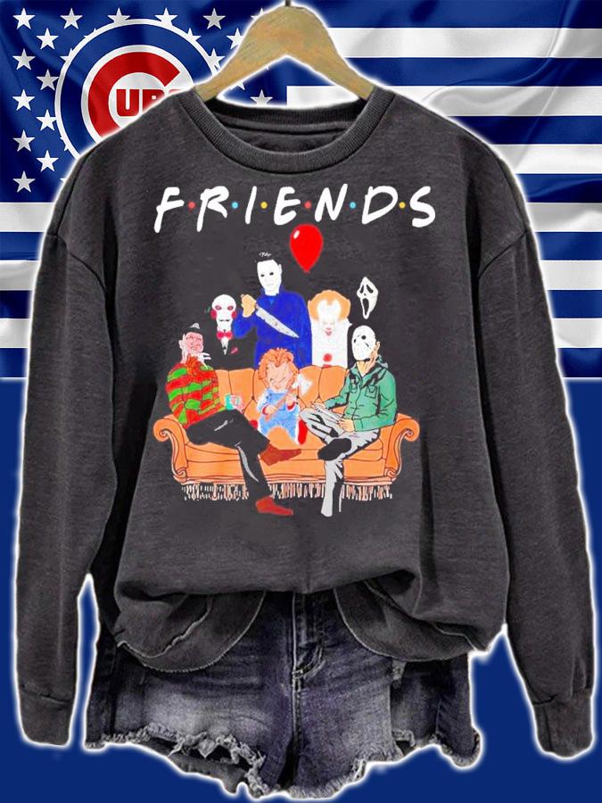 Friends horror characters shirt t-shirt sweatshirt