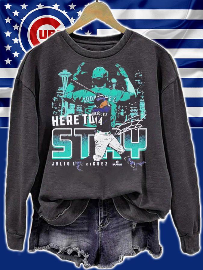 Julio Rodriguez Seattle Here To Stay Baseball Signature Shirt t-shirt