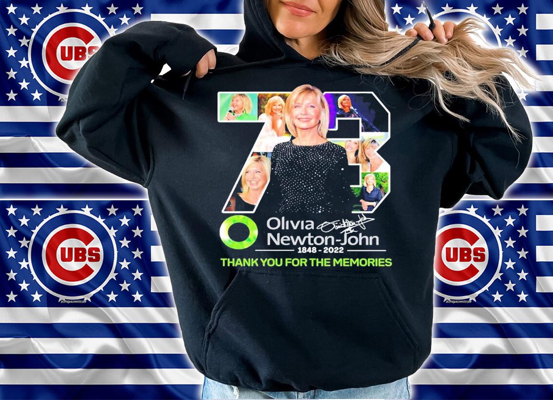 Olivia Newton John 1848 2022 thank you for the memories shirt t-shirt