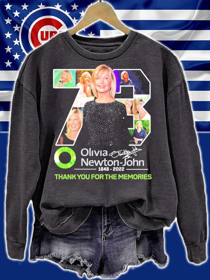 Olivia Newton John 1848 2022 thank you for the memories shirt t-shirt
