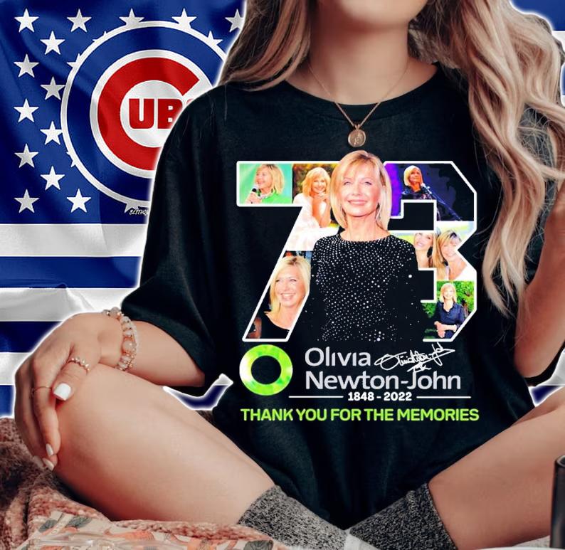 Olivia Newton John 1848 2022 thank you for the memories shirt t-shirt