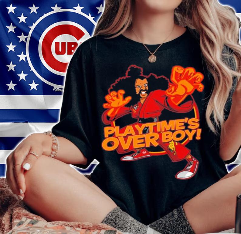 Sho Nuff Playtime's Over Boy 1985 Shirt t-shirt