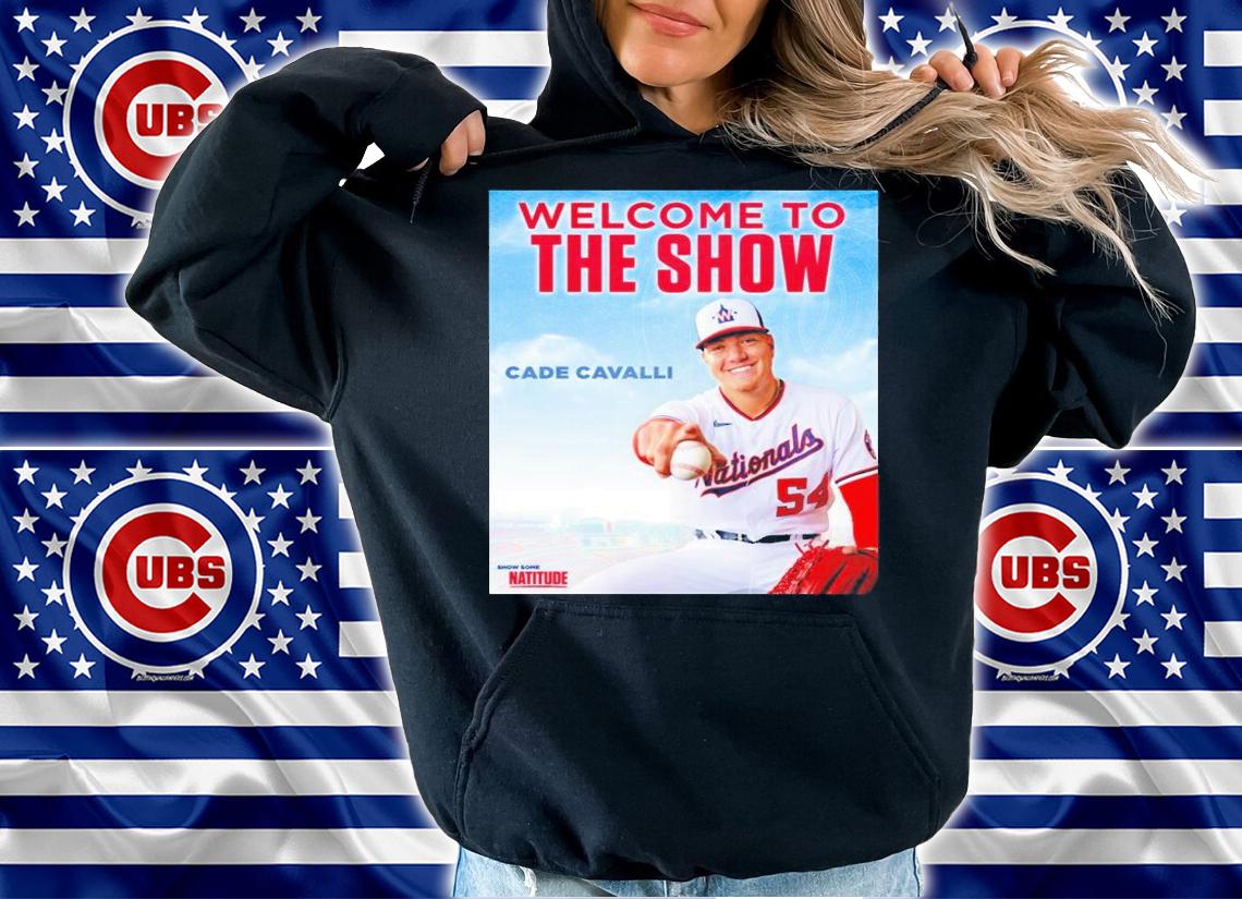 Cade Cavalli Washington Nationals Welcome To The Show Shirt t-shirt