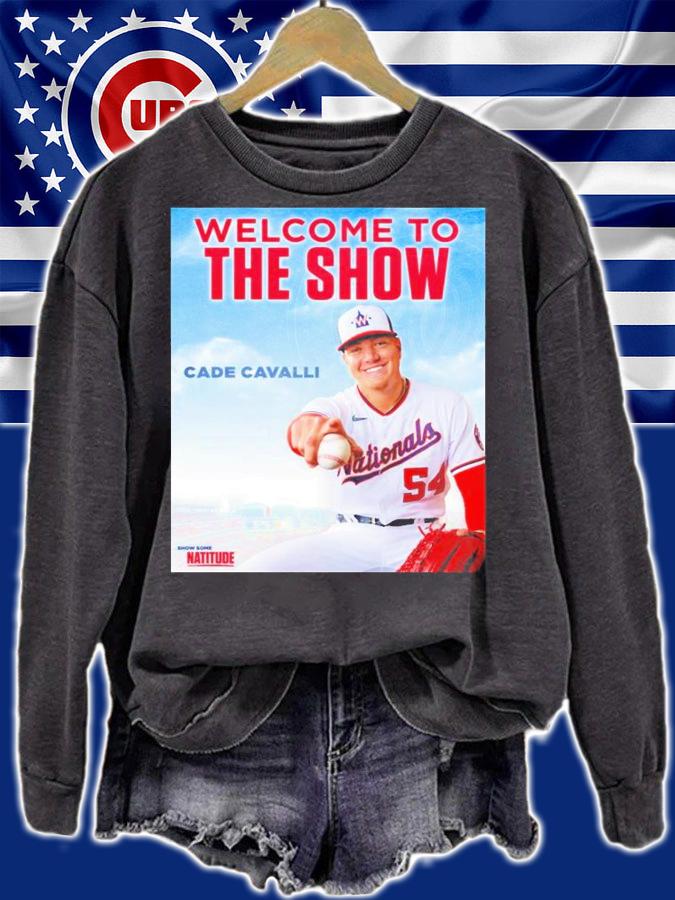 Cade Cavalli Washington Nationals Welcome To The Show Shirt t-shirt