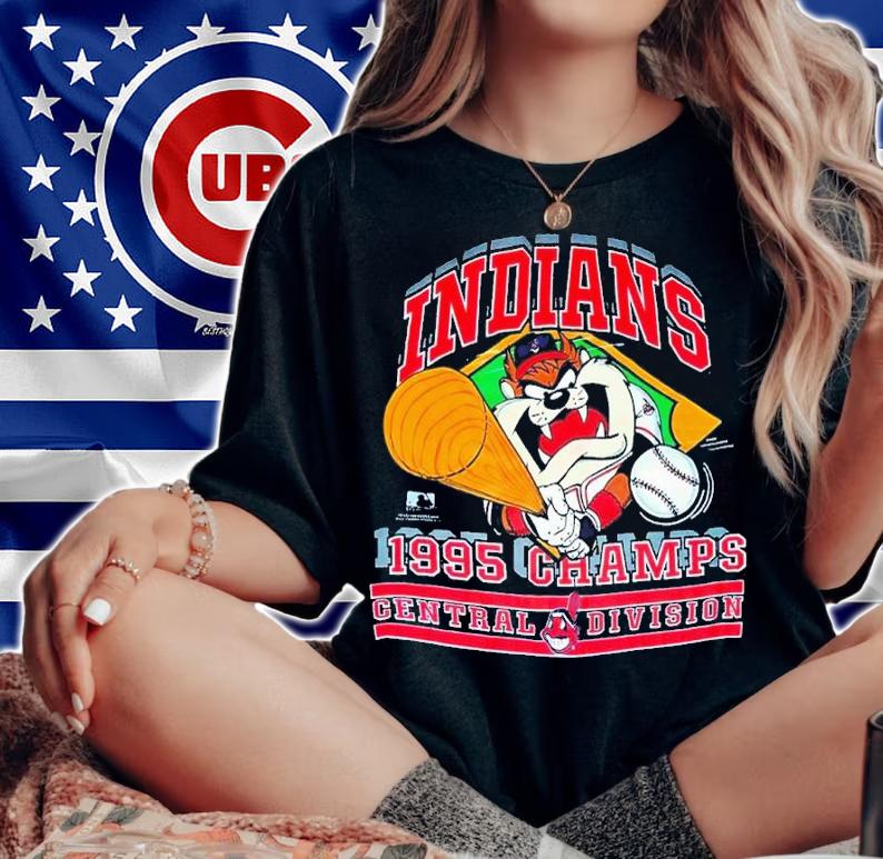 Cleveland Indians 1995 Champs Vintage 90s Shirt t-shirt woman shirt