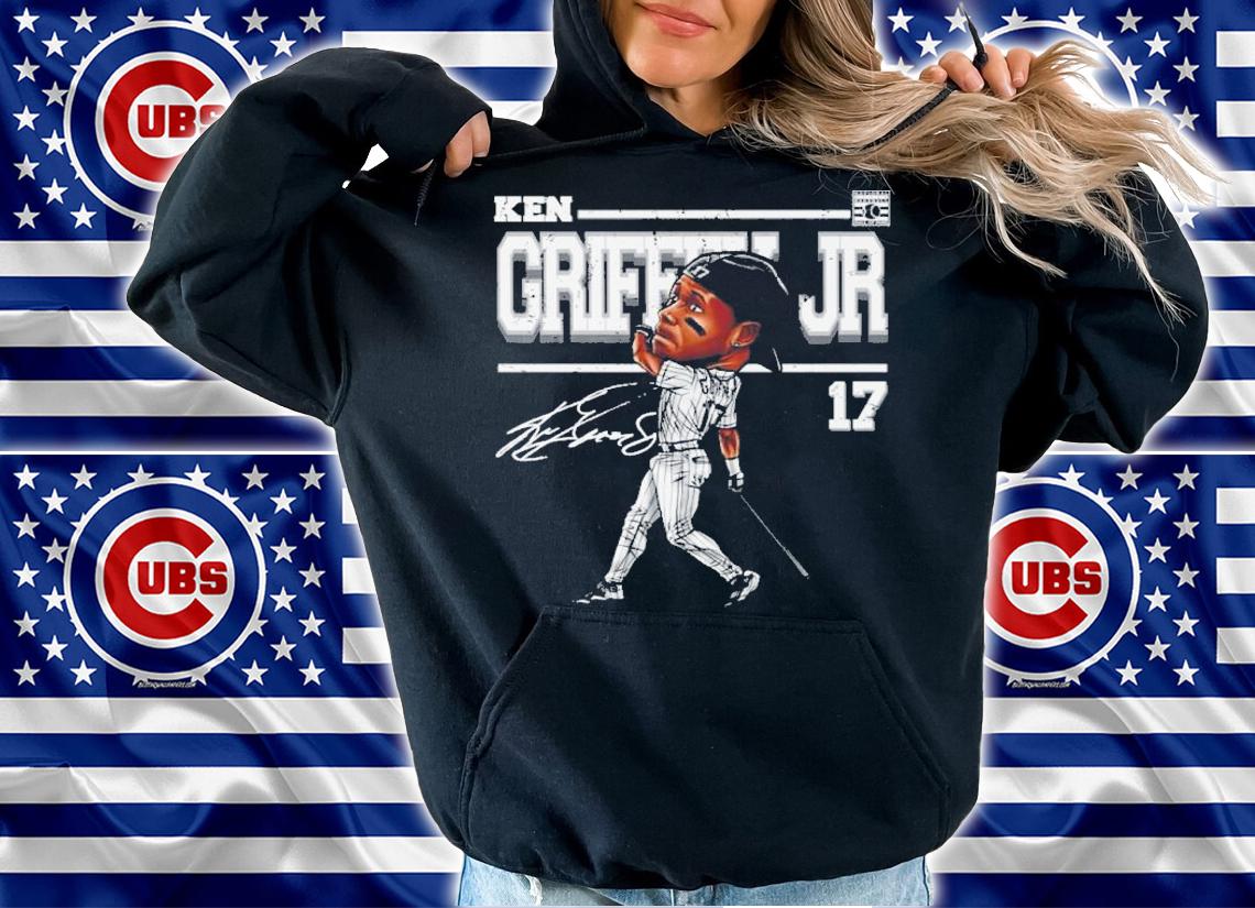 Ken Griffey Jr. Chicago W Cartoon Baseball Signature Shirt t-shirt hoodie