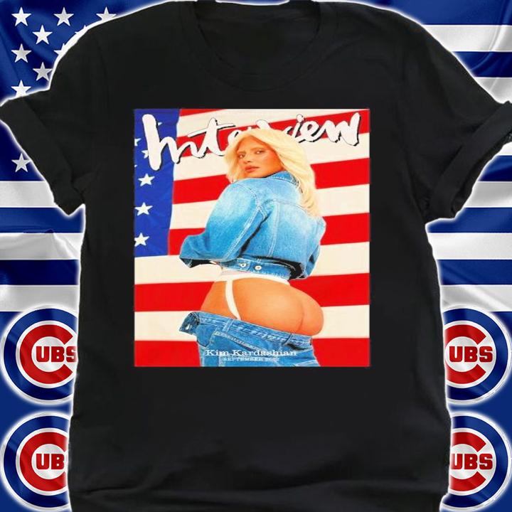 Kim Kardashian American Flag Naked Butt Shirt t-shirt