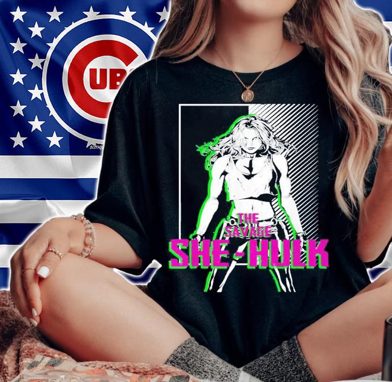 Marvel The Savage She-Hulk Color Pop Half & Half Shirt t-shirt