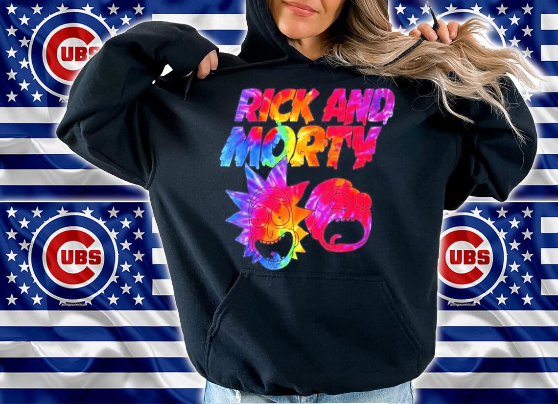 Rick And Morty Tie Dye Drip Shirt t-shirt