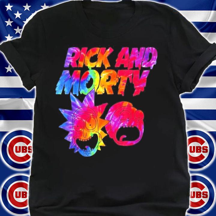 Rick And Morty Tie Dye Drip Shirt t-shirt