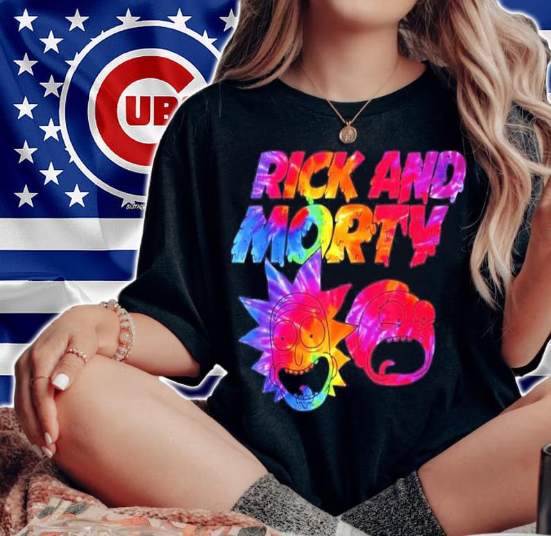 Rick And Morty Tie Dye Drip Shirt t-shirt