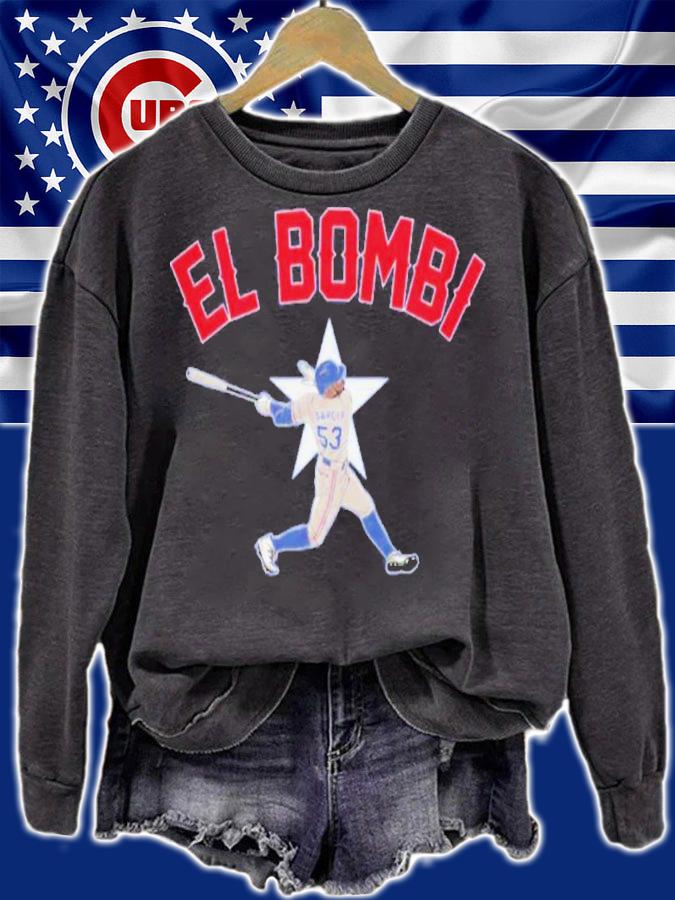 Adolis Garca El Bombi Swing Baseball Shirt t-shirt
