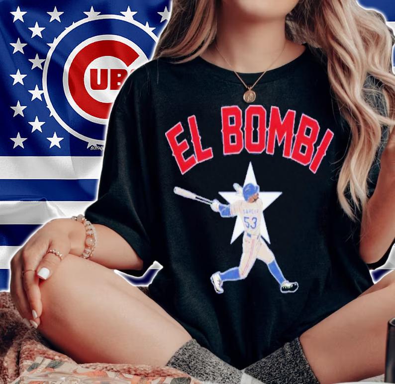 Adolis Garca El Bombi Swing Baseball Shirt t-shirt