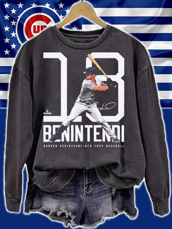 Andrew Benintendi New York Y Bold Number Baseball Signature Shirt t-shirt sweatshirt